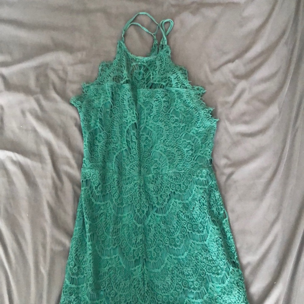 Free People Teal Dress